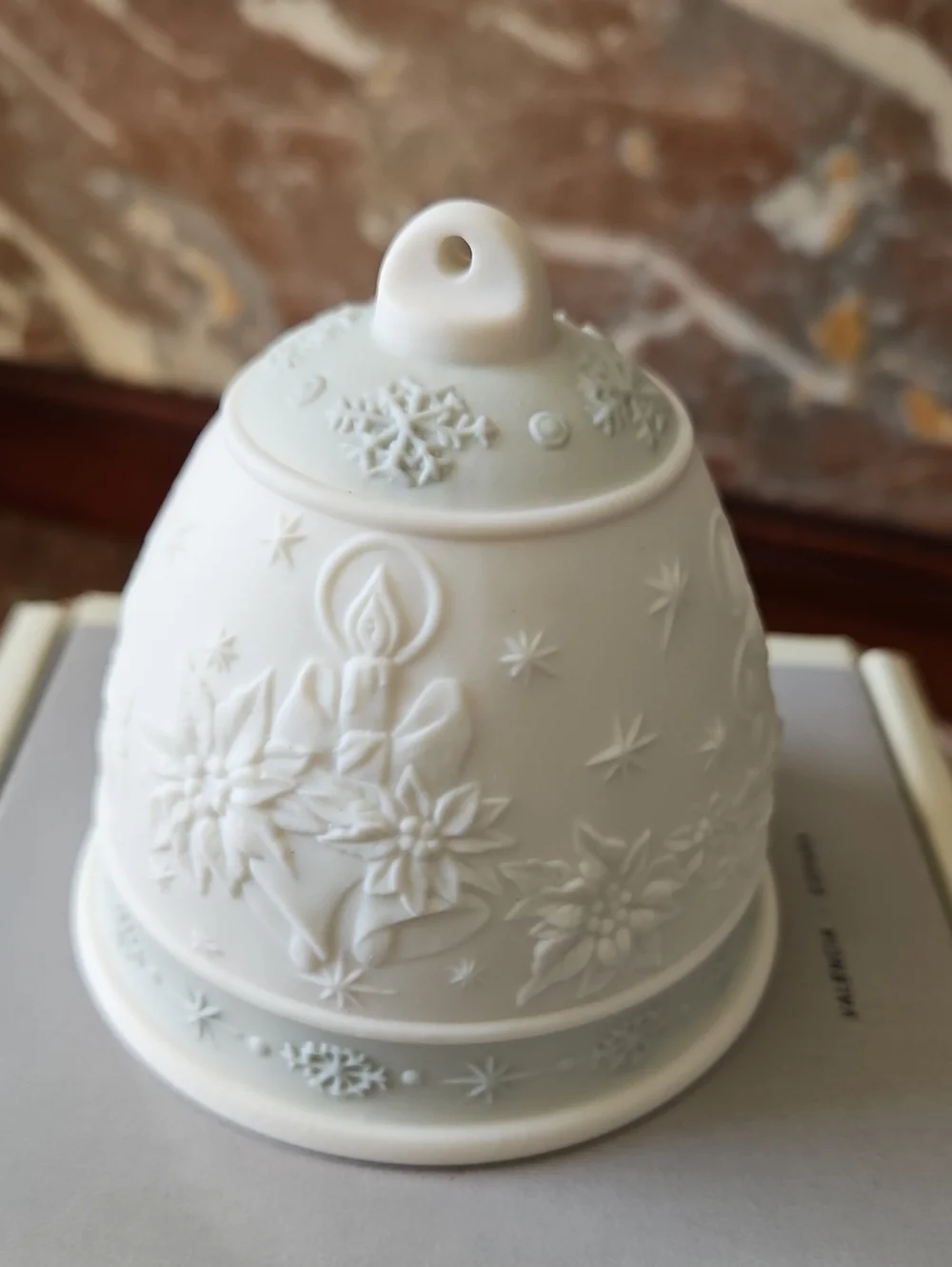 Vintage Lladro 1992 Christmas Bell Ornament